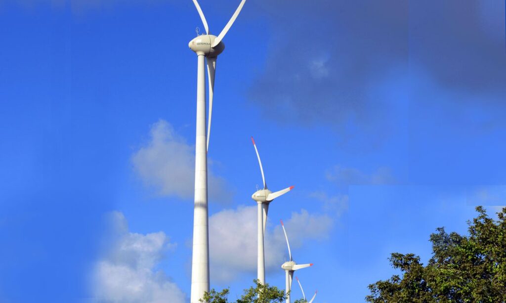 Torres de geradores de energia eólica no Rio grande do Norte. Natal(RN)08-11-2012Foto: Miguel Ângelo/CNI