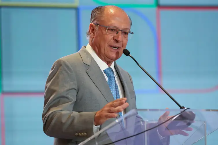 Vice-presidente e ministro do Desenvolvimento, Indústria, Comércio e Serviços, Geraldo Alckmin, lança o novo programa Brasil Mais ProdutivoFabio Rodrigues-Pozzebom Agência Brasil