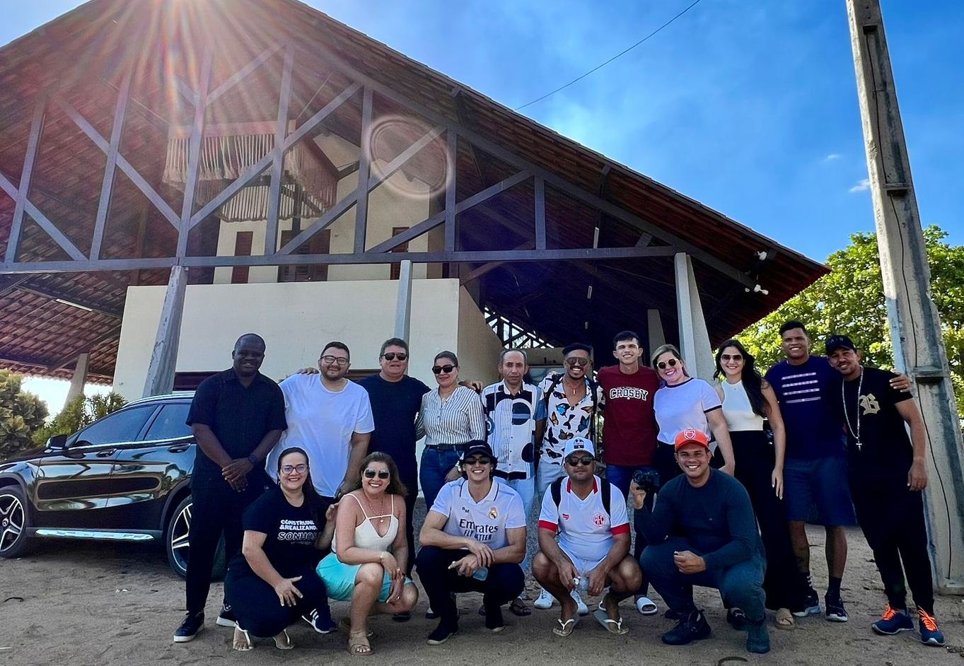 Influenciadores digitais e profissionais da comunicação em visita a Fazenda Cruzeiro da Serra em Apodi.Foto.Divulgação