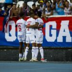 Bahia comemora gol no Engenhão Foto Letícia Martins EC Bahia