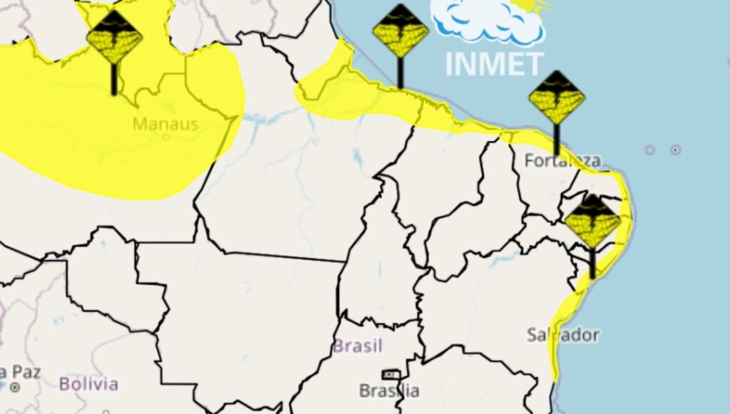 Inmet - alerta de chuvas