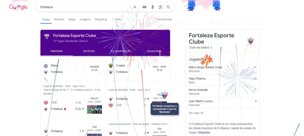 google homenagem fortaleza