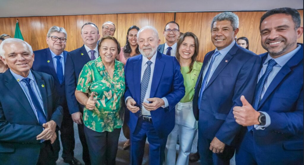 lula e governadores do nordeste