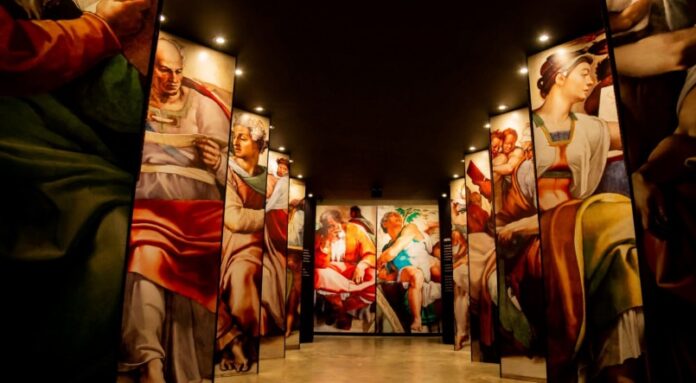 Exposição imersiva Michelangelo O Mestre da Capela Sistina chegará ao RioMar Recife foto ANDRES COSTADIVULGAÇÃO