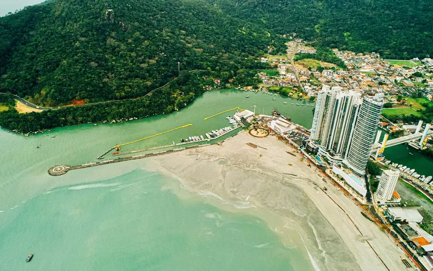 Praia Grande de Balneário Camboriú Foto Secom Balneário Camboriú