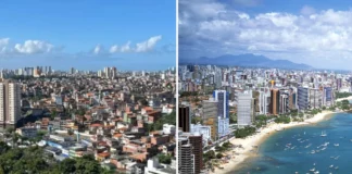 Fortaleza e Salvador disputam qual é a maior cidade do Nordeste