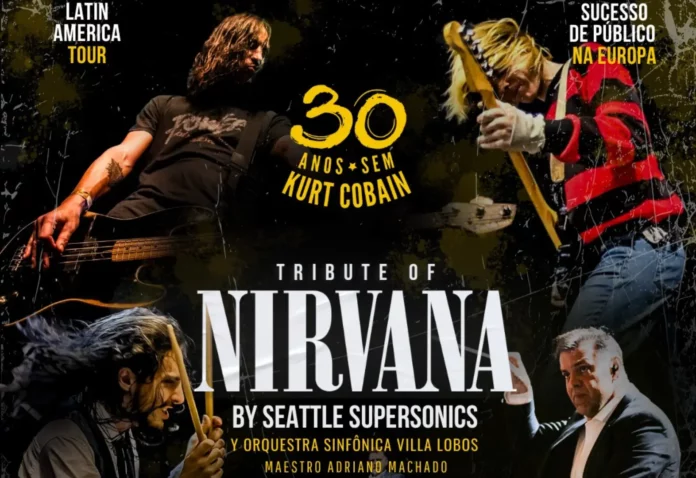 Cartaz virtual do Tributo ao Nirvana