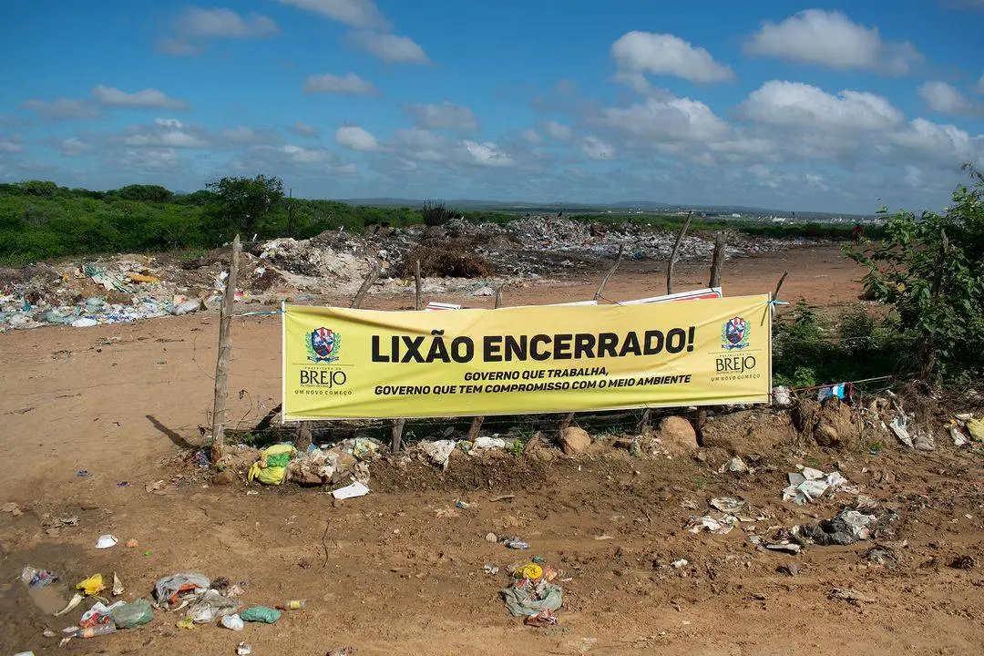 Lixão fechado em Brejo da Madre de Deus-PE. Foto: Prefeitura de Brejo da Madre de Deus/Instagram