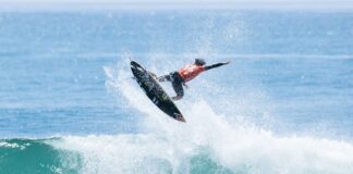 Italo Ferreira em ação no WSl Finals foto WSL Pat Nolan