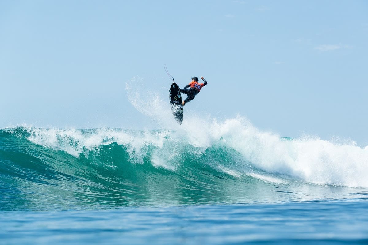 Italo Ferreira em ação no WSl Finals foto WSL Pat Nolan