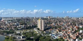 Vista área de Salvador