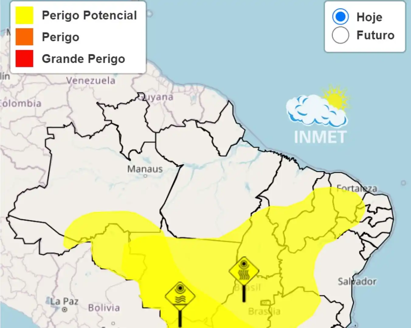 Alerta de baixa umidade no Nordeste