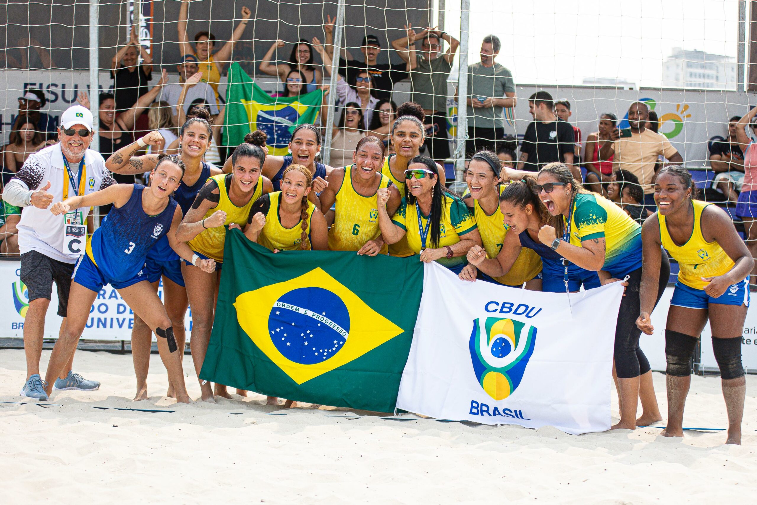 Seleção de Beach Handebol Foto Divulgação