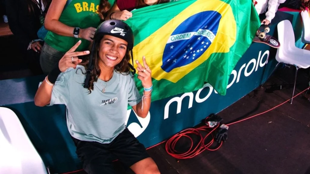 Rayssa Leal conquista o mundial de skate em Roma foto reprodução