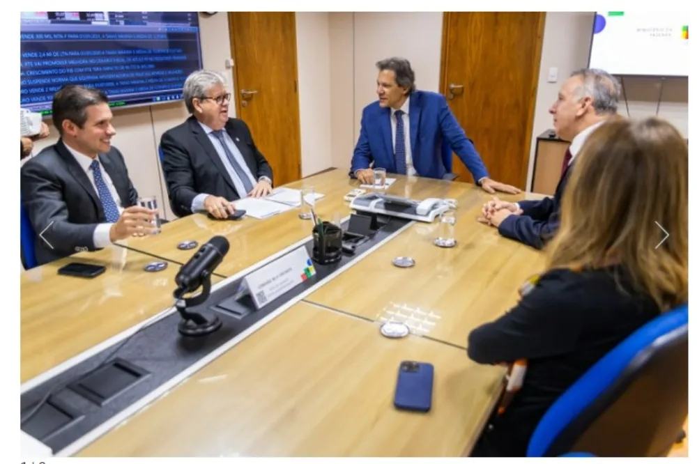 reunião Governo da PB em Brasilia foto divulgação