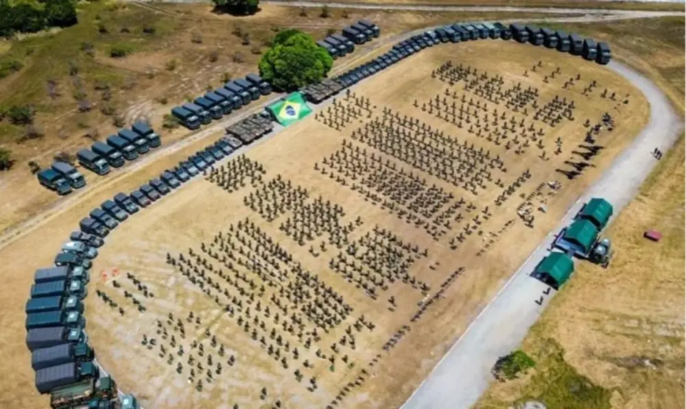 Simulação de guerra da Operação Guararapes 4 mil soldados participando Foto Divulgação Exército Brasileiro