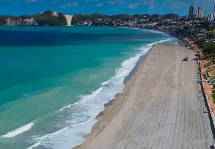 Engorda da orla de Ponta Negrav em Natal foto reprodução