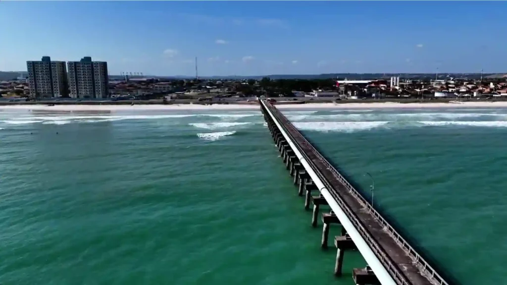 Píer do Emissário Submarino de Maceió. Foto: Divulgação