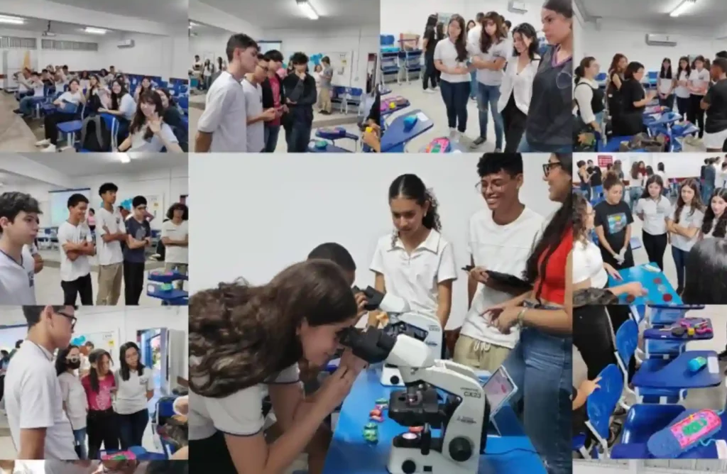 Alunos da Escola de Aplicação de Recife. Foto: Reprodução/Instagram