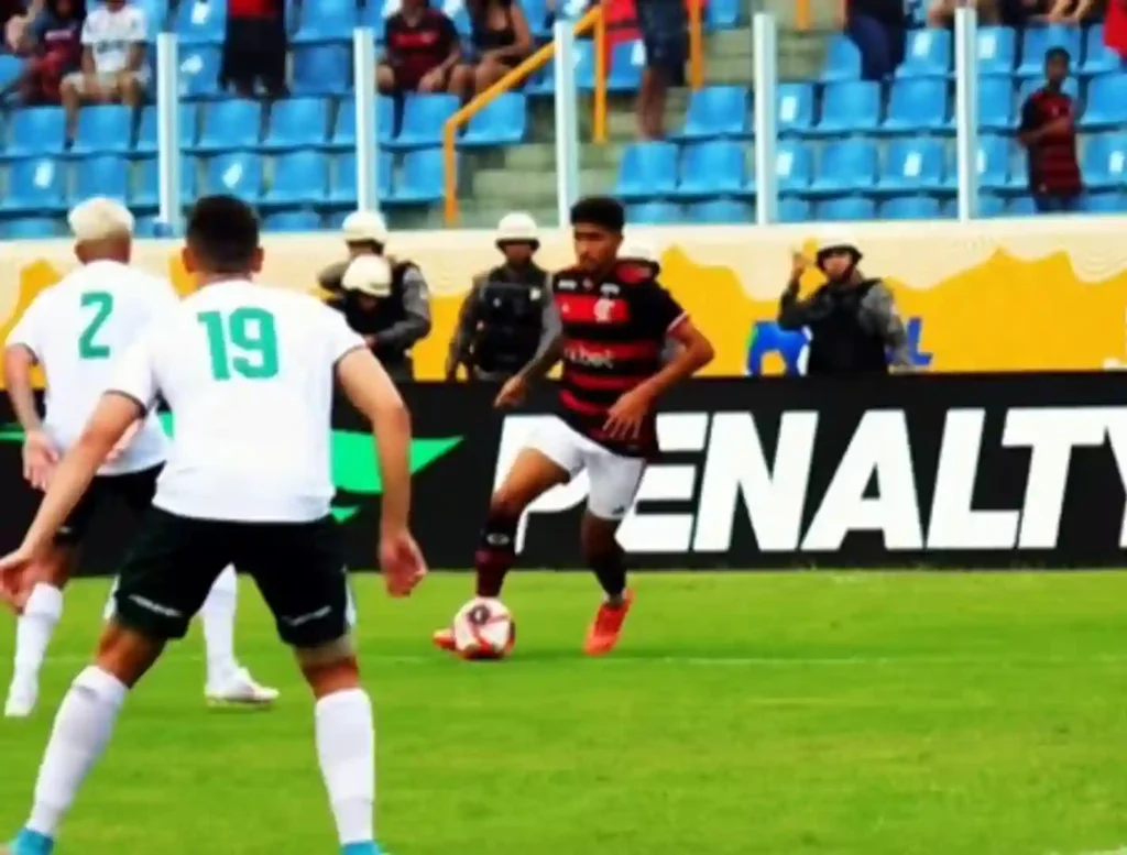 Flamengo x Boa Vista em Aracaju. Foto:: Reprodução