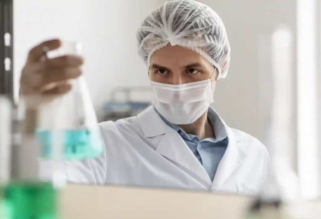 Cientista trabalhando em laboratório. Foto: Freepik