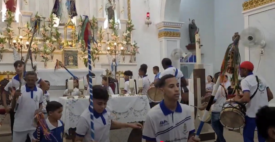 A Festa dos Negros do Rosário, em Caicó, também une cristianismo com a cultura africana. Foto: Reprodução