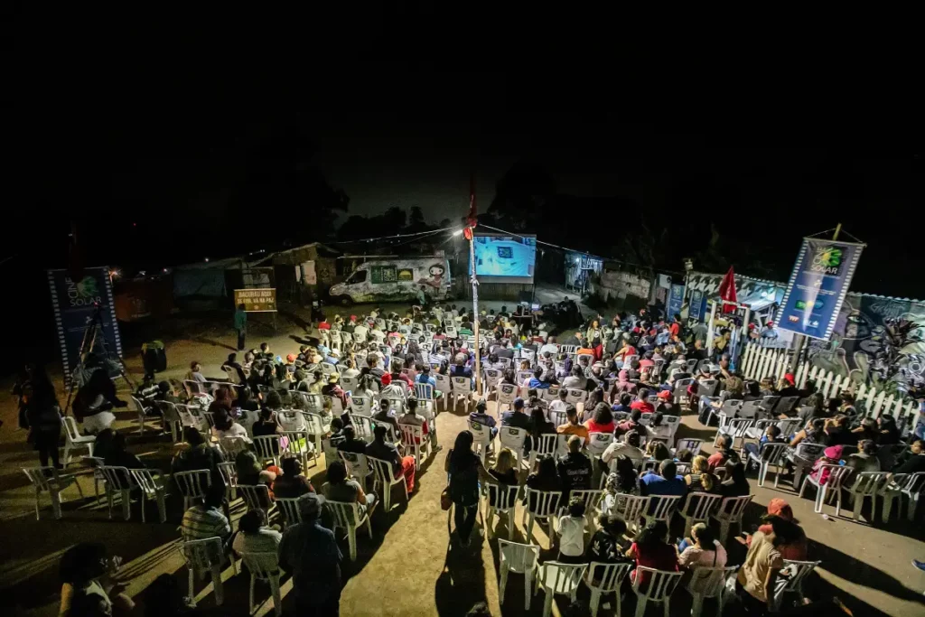 Mais uma bela cena de evento do Cinesolar - crédito para Divulgação