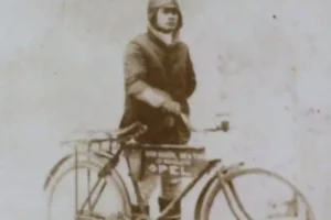 Rubens Pinheiro foi de Salvador até NY só de biciclate. Foto: Acervo