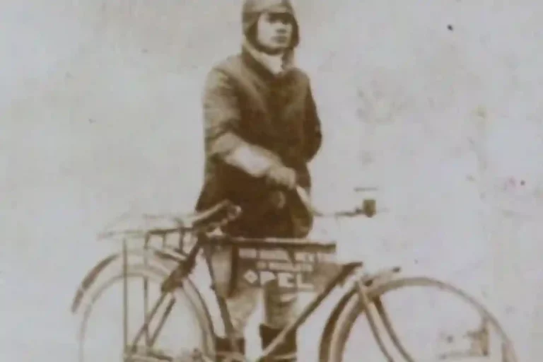 Rubens Pinheiro foi de Salvador até NY só de biciclate. Foto: Acervo