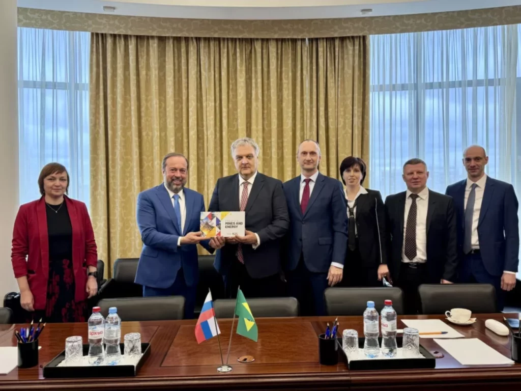Agenda do ministro de Minas e Energia, Alexandre Silveira, com a Tenex na Rússia Foto DivulgaçãoMME