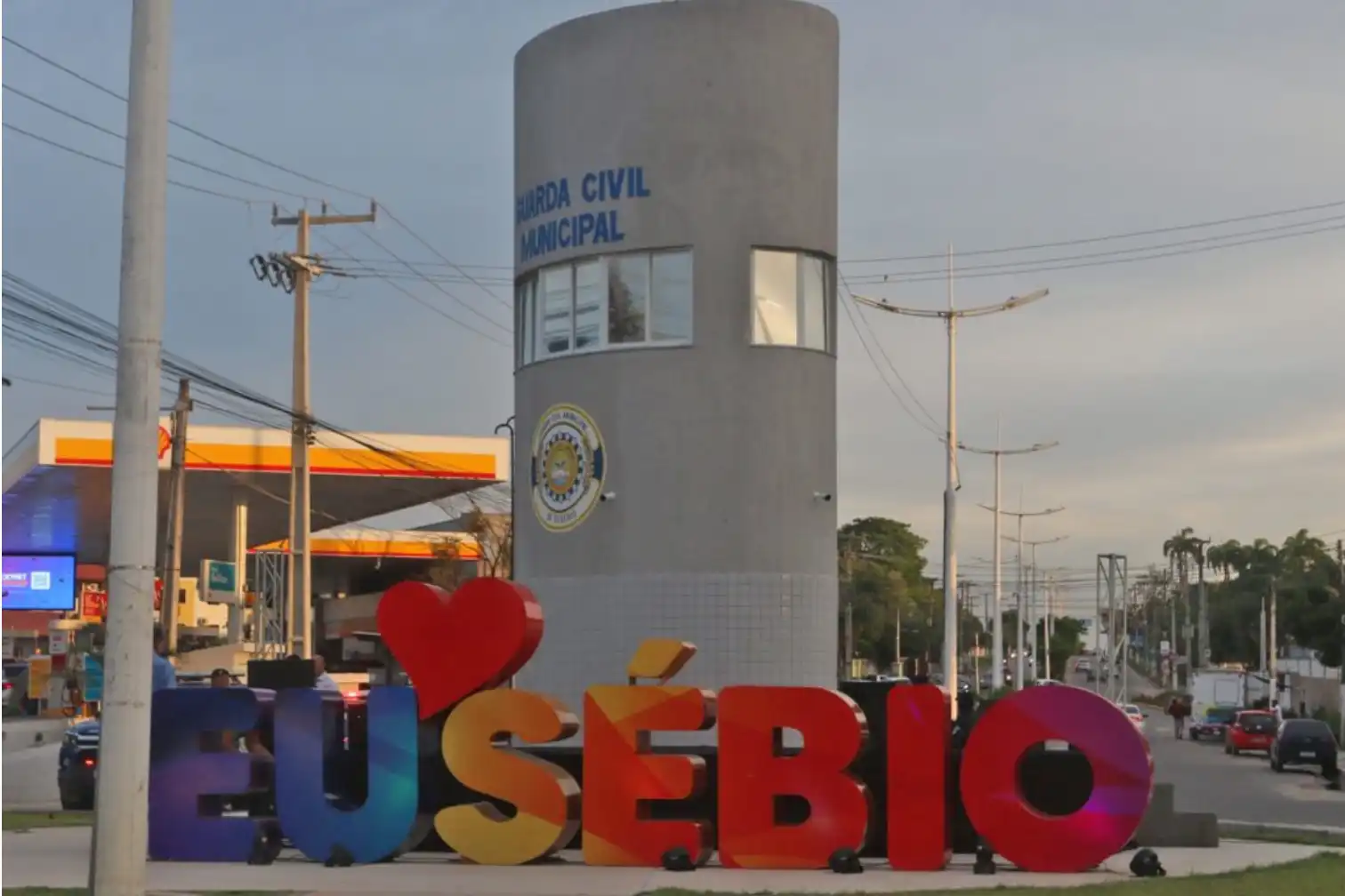 Letreiro de Eusébio. Foto: Prefeitura de Eusébio