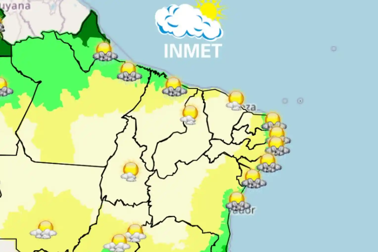 Alerta de chuvas Inmet