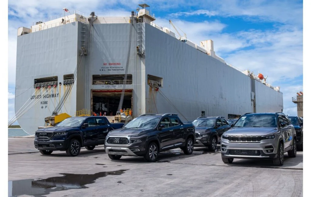 filas de carro no porto