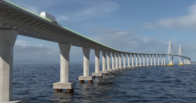 Imagem ilustrativa mostra carros passando pela Ponte-Salvador-Itaparica.