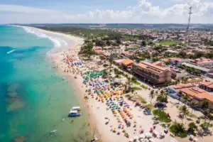 foto aerea da orla de joao pessoa