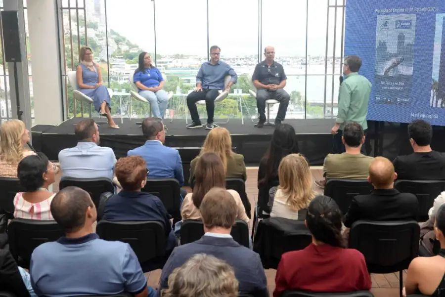 apresentação em avento