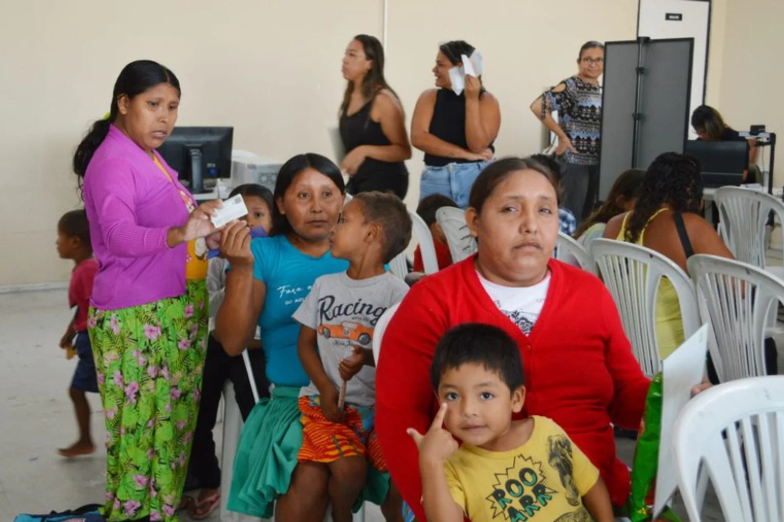 Refugiados na Paraíba. Foto: Governo do Estado.