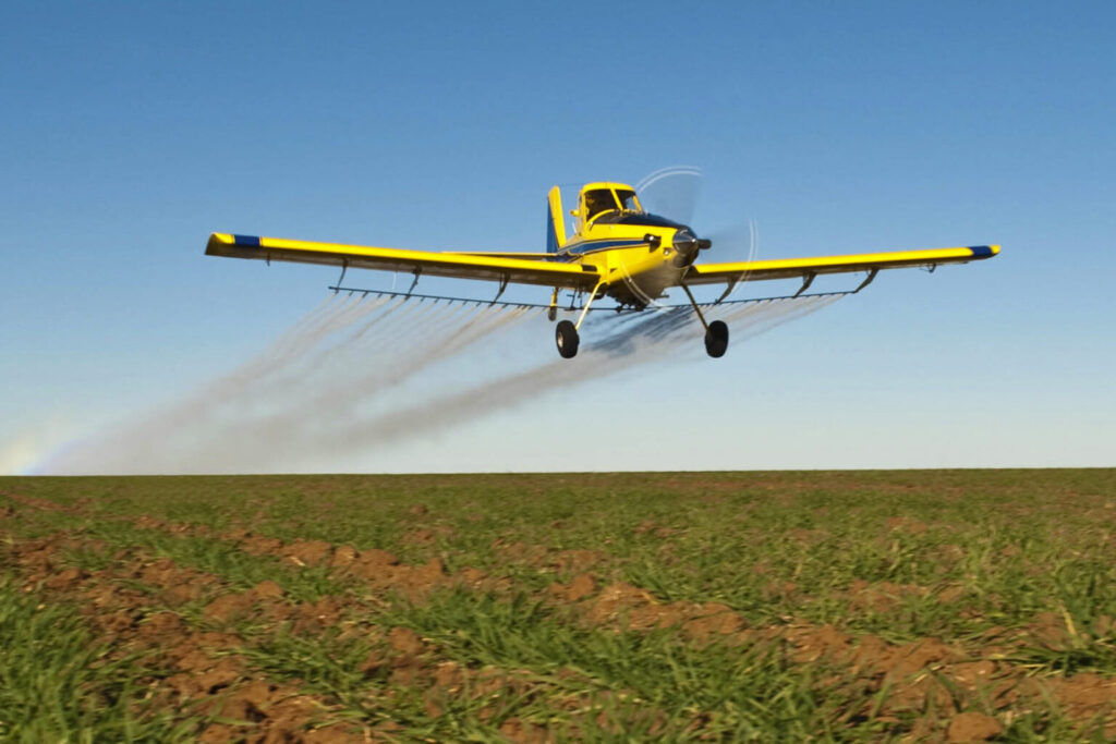 Imagem ilustrativa de uma aeronave agrícola. Foto: Fivulgação/Air Tractor