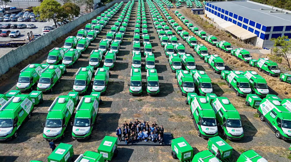 foto aera de unidades odontologicas moveis