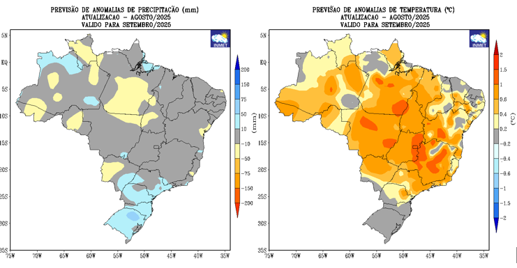 previsão do tempo setembro