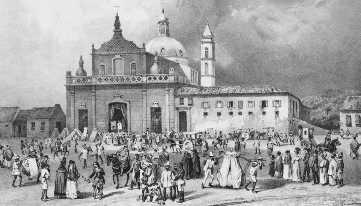 Praça da Piedade, Salvador. Cenário da execução dos condenados à morte a revolta dos Buzios