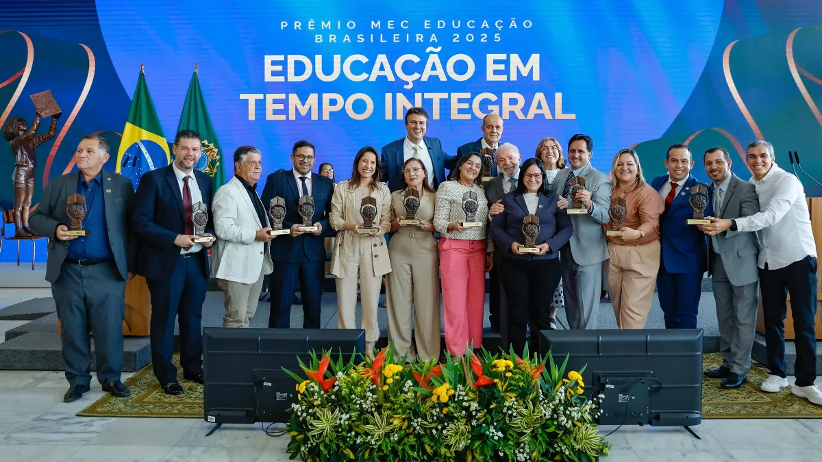 Premio Educação em Tempo Integral foto Ricardo Stuckert