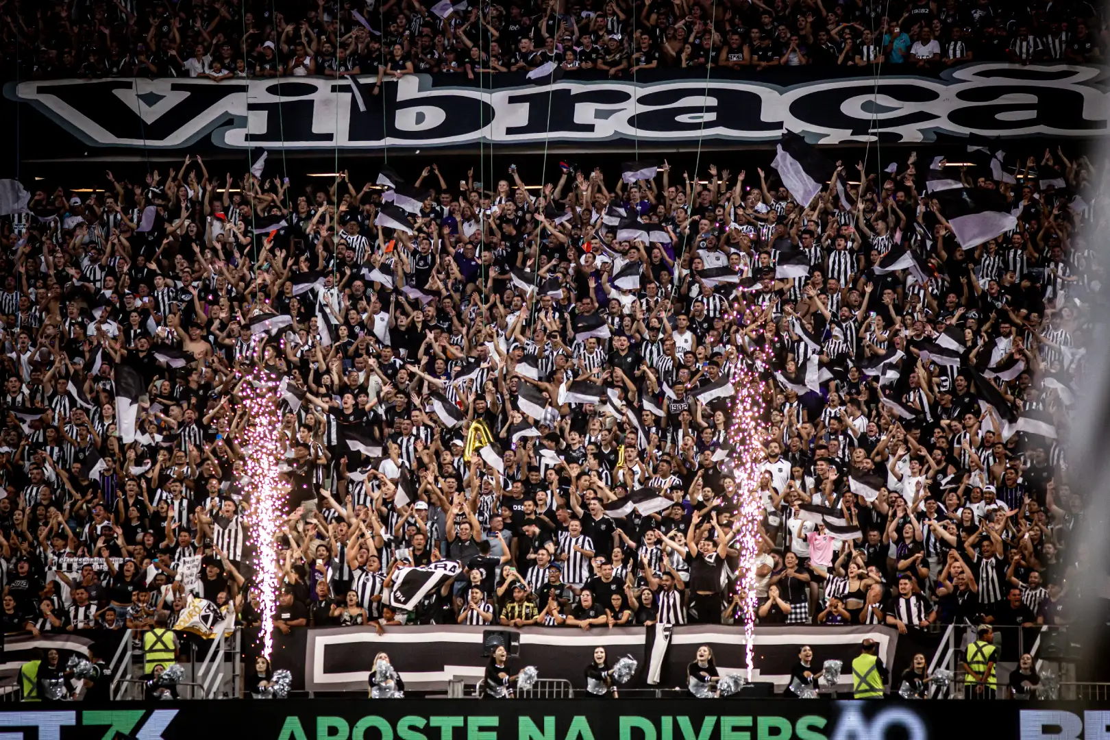 Torcida do Ceará. Foto: Gabriel Silva / Ceará SC