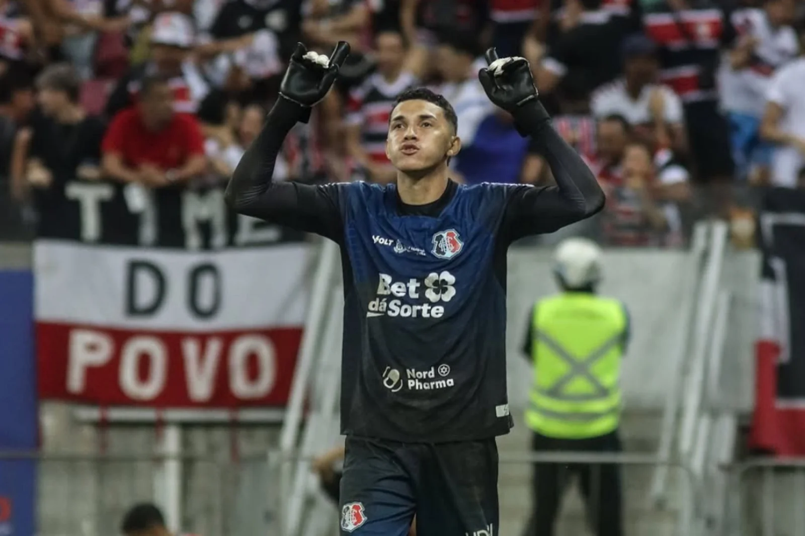 goleiro do Santa Cruz. Foto: Evelyn Victoria/Santa Cruz