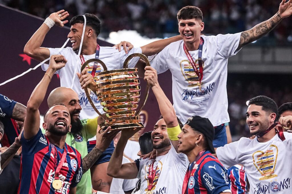 Bahia é o campeão da Copa do Nordeste 2025. Foto: CBF