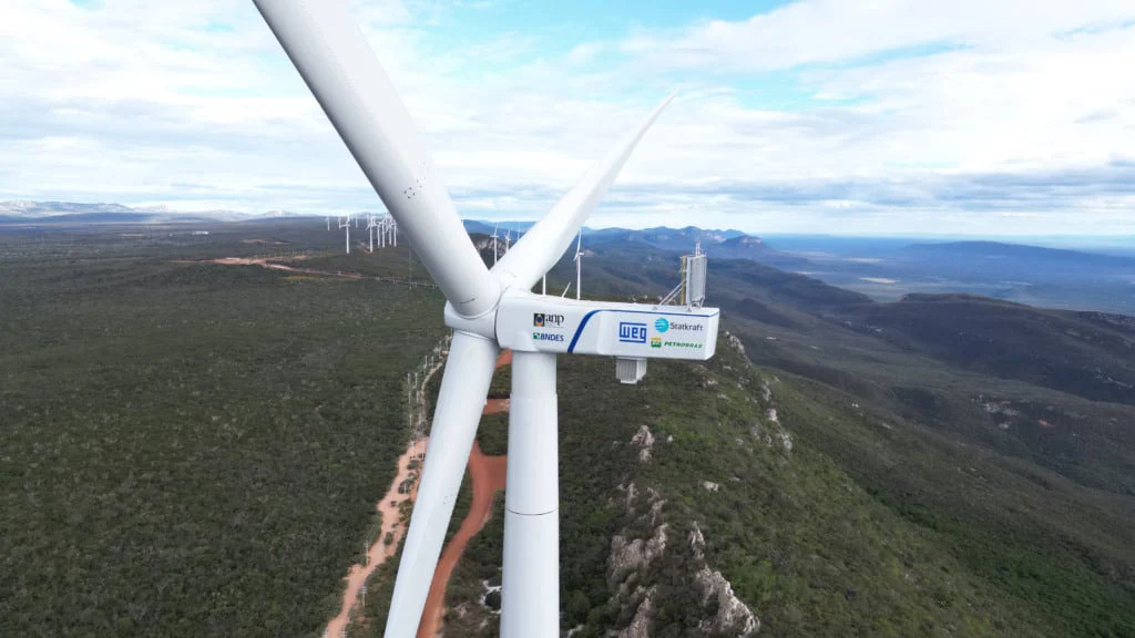 imagem aerea do maior gerador do Nordeste