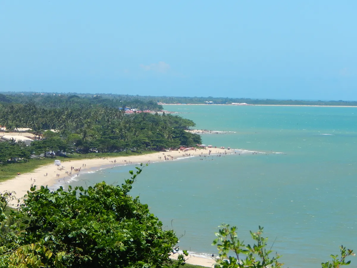 vista das praias de porto seguro