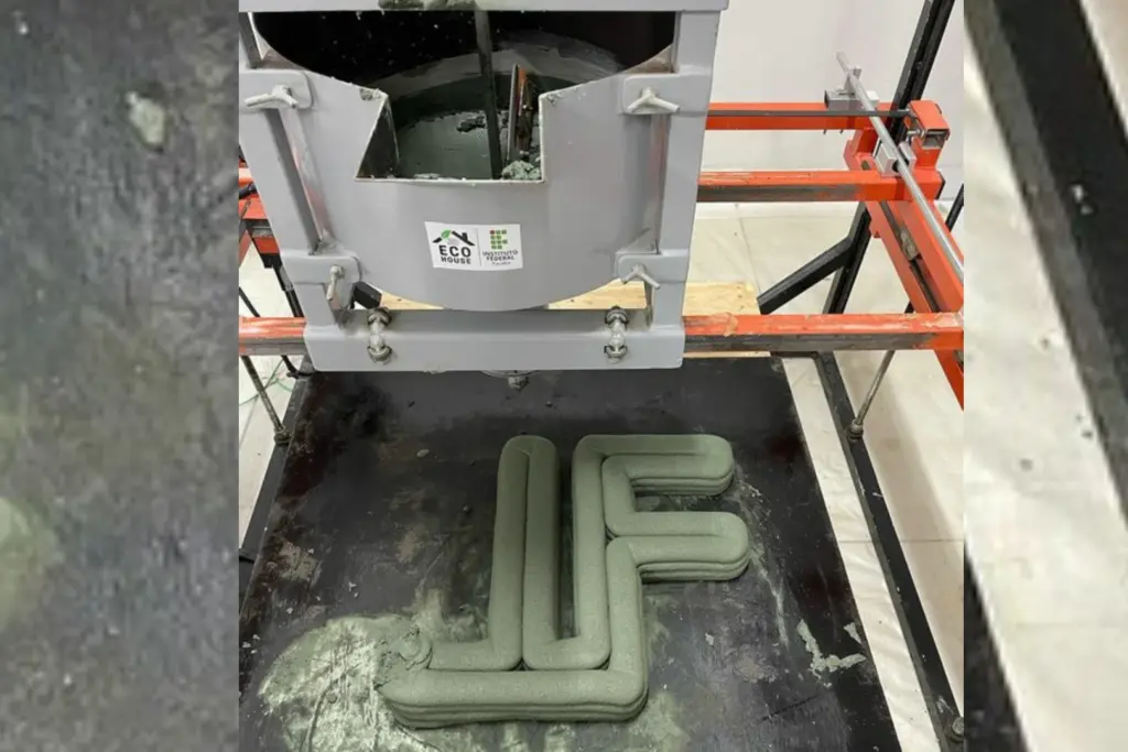 impressão 3D em concreto