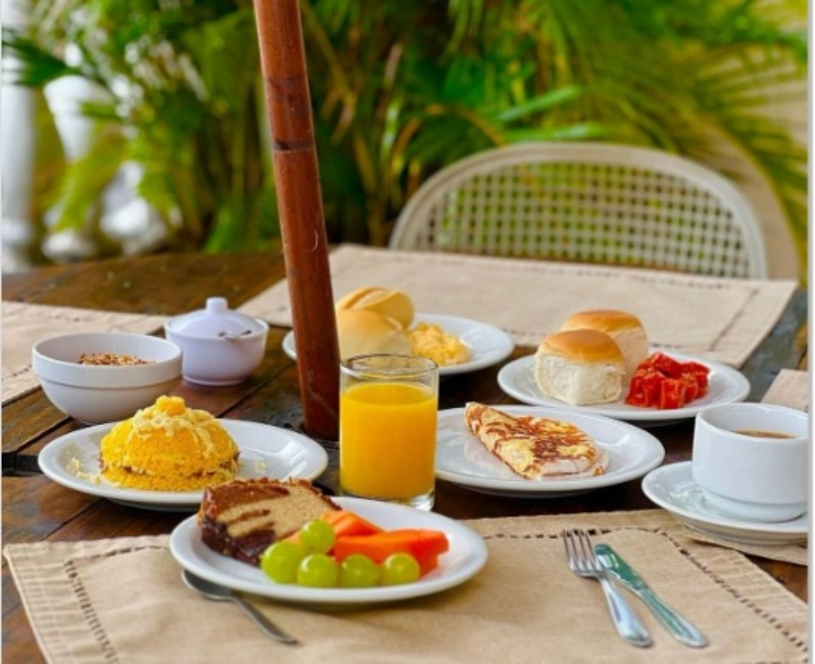 Cafe da manhã no nordeste foto reproduçao