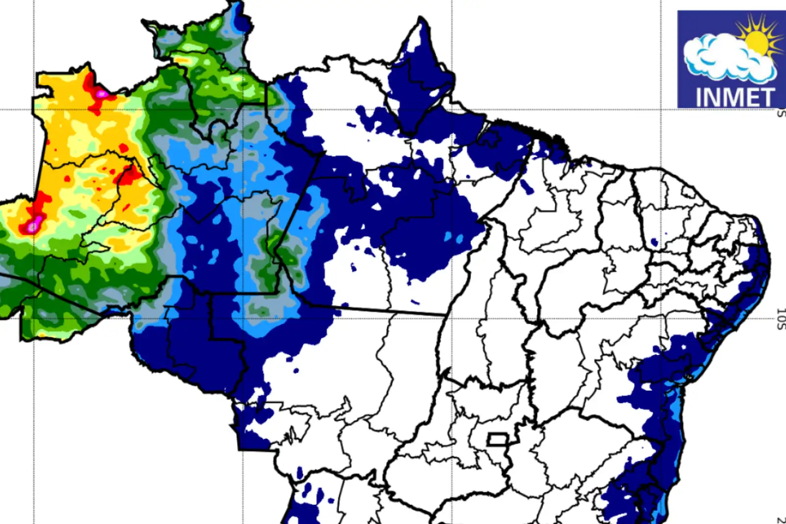 tempo Nordeste outubro